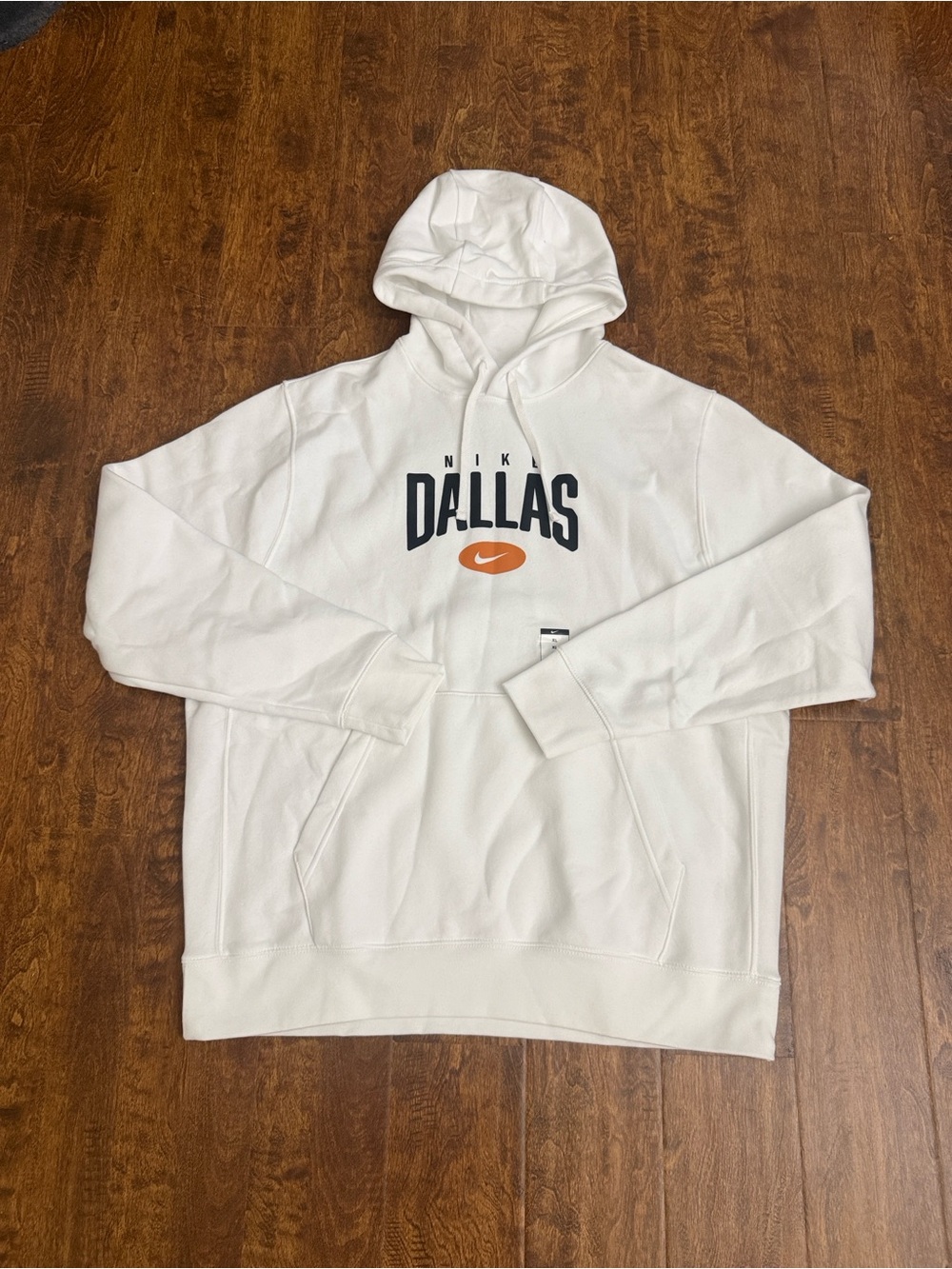 Nike Dallas White Pullover Hoodie